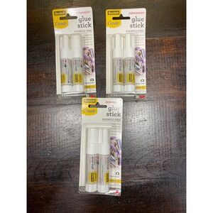 3 lot Scotch Create Permanent‎ Glue Stick Wrinkle Free Non Toxic Acid Free